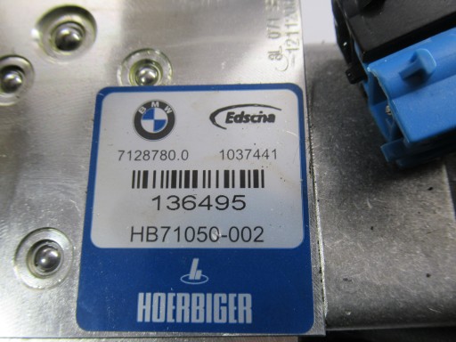 BMW E93 POMPA SILOWNIK DACHU WIAZKA 7128780 - 4