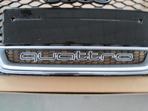 Grill Audi A4 2008-2011 wzór RS4 Chrome Quattro - 3