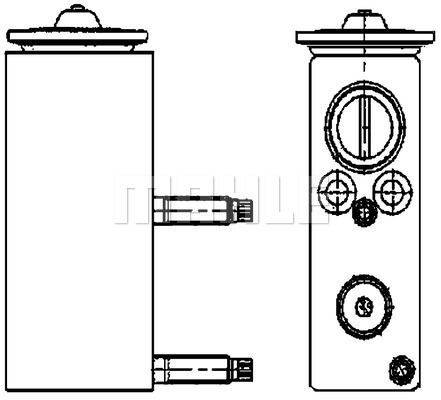 РОЗШИРЮВАЛЬНИЙ КЛАПАН КОНДИЦІОНЕРА AVE 70 000P MAHLE - 2