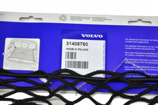 VOLVO XC40 V60 V90 II pozioma siatka bagaznika OE - 4