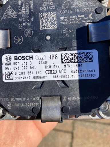 Audi A4 B9 8w0907541c радар distronic - 6