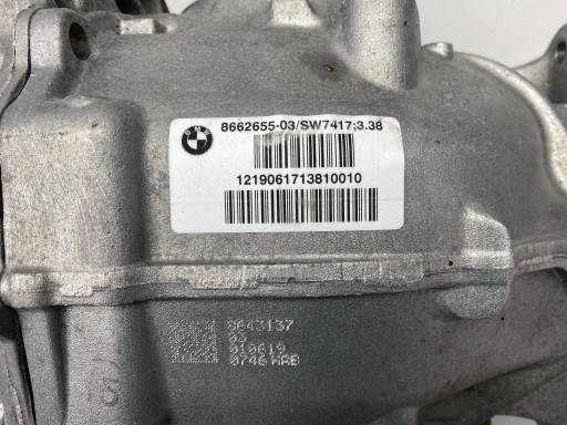 BMW G05 G06 міст диференціал диференціал 8662655 3.38 - 3