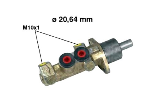 Головний гальмівний циліндр CIFAM 202-242 - 6