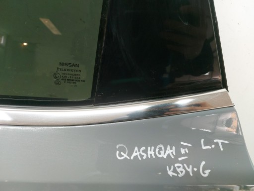 Nissan Qashqai III J12 двери левый задний задний цвет kby-g - 2