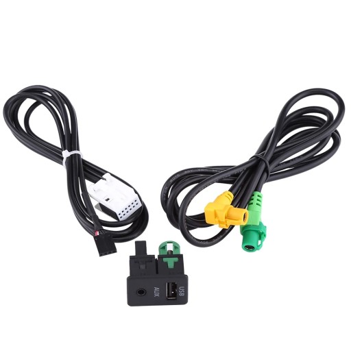 адаптер AUX USB роз'єм для BMW E87 E90 E60 X1 X3 X5 - 3