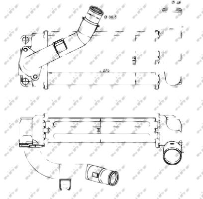 NRF INTERCOOLER TOYOTA AURIS 10/2006-09/2012 30922 - 3