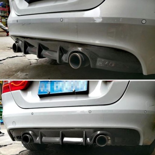 Вуглецю бампер спідниця дифузор для Jaguar XE 2015-17 - 3