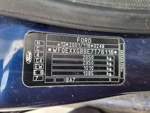 FORD MONDEO MK4 E6 PRZÓD MASKA ZDERZAK BŁOTNIK - 16