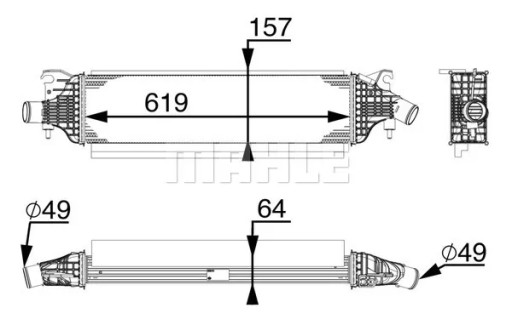 Повітряний охолоджувач INFINITI Q50 13 - - 3