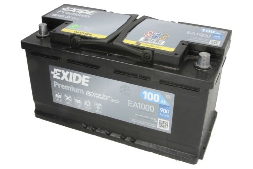 Стартовий акумулятор EXIDE EA1000 - 1