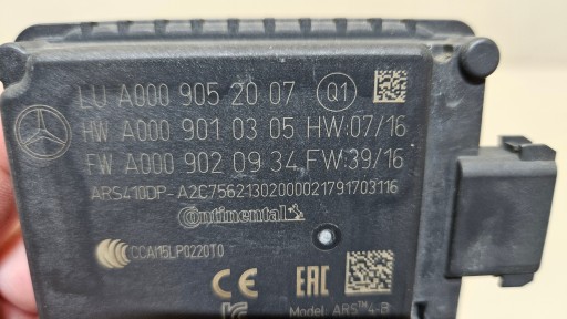 RADAR MODUŁ ACC CZUJNIK MERCEDES A0009052007 - 6