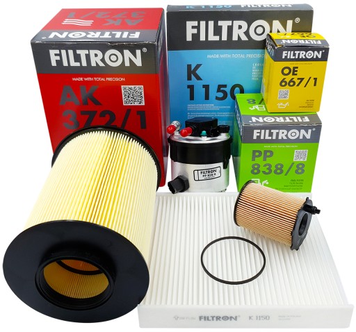 VOLVO C30 S40 II V50 1.6 D набір фільтрів FILTRON - 1