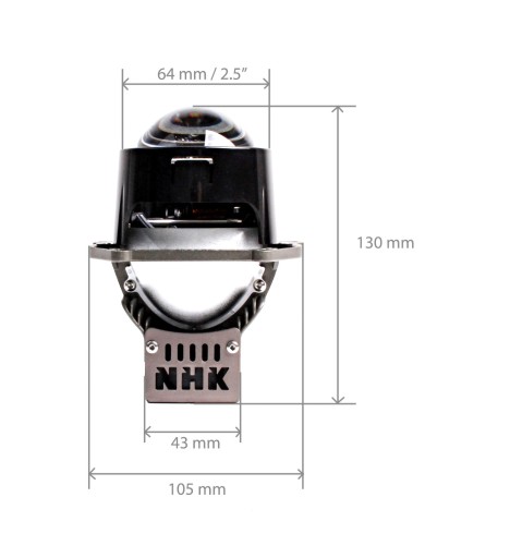 Soczewki projektory PRO PLUS Bi-LED 2.5" NHK - 2