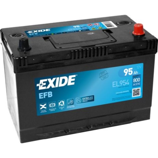 Akumulator EXIDE EFB 95Ah 800A P+ - 1