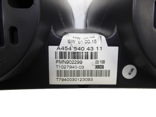 SMART FOR FOUR 454 LICZNIK ZEGARY A4545404311 - 7