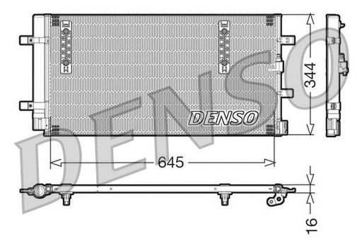 Denso Dcn32060 конденсатор, кондиционер - 2