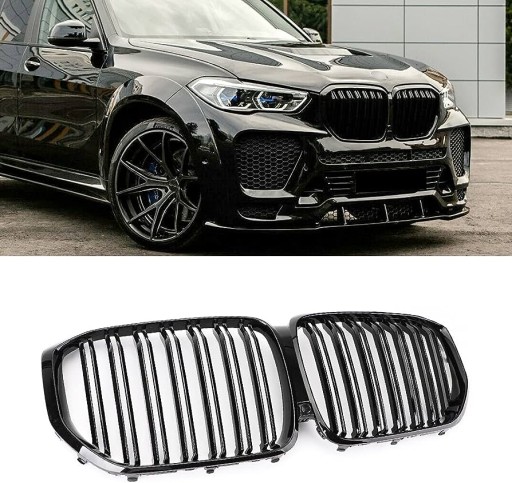 Решітка радіатора BMW X5 G05 Double SHADOW LINE - 2