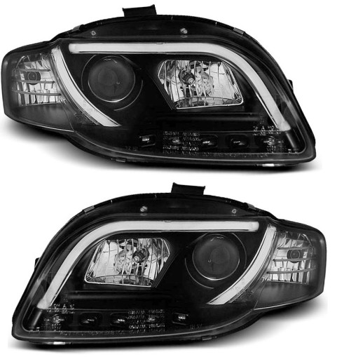 Reflektory Lampy Neon Led Diody Audi a4 b7 8e 04- - 1