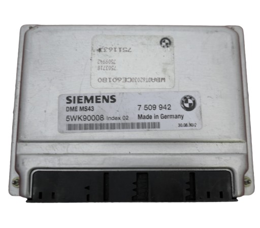 STEROWNIK BMW E39 E46 3.0 7509942 5WK90008 DMEMS43 - 1