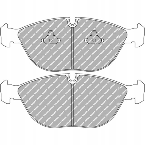 Колодки FERODO DS2500 FCP1001H AUDI A8, TT, Mercede - 2