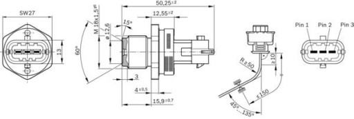 BOSCH 0 281 002 937 CZUJNIK CISNIENIA CR - 6