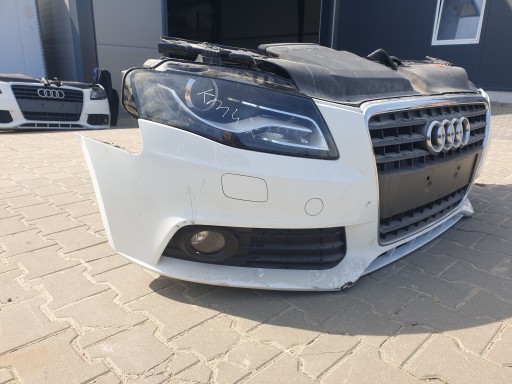 AUDI A4 B8 PAS PRZEDNI PRZÓD KOMPLET ZDERZAK LAMPY - 3