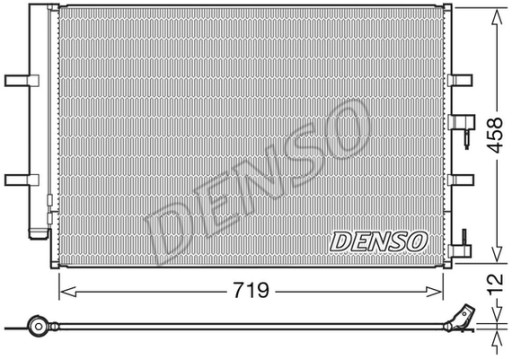 Радіатор кондиціонера Denso DCN10036 - 3