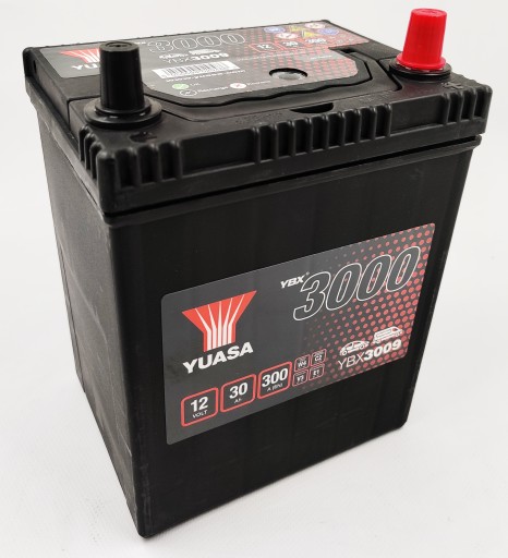 Akumulator Yuasa YBX 3009 12V 30Ah 300A P+ Mazda - 1