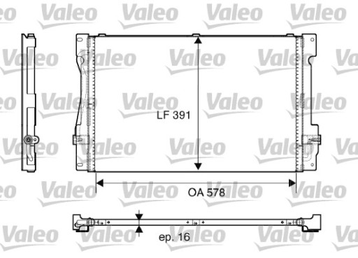 Valeo 817675 конденсатор VOLVO C70 - 2