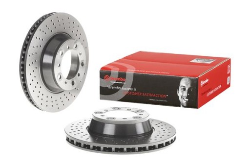 BREMBO TARCZE+KLOCKI T PORSCHE 911 997 330MM - 3