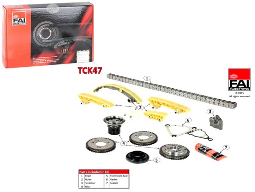 Комплект ланцюга ГРМ FAI AutoParts 1102609 TC0 - 1