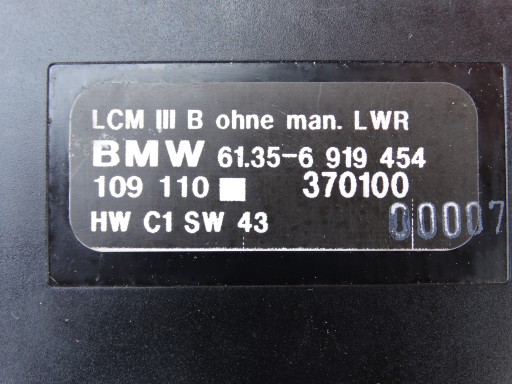 Модуль освітлення LCM III BMW E38 E39 - 3