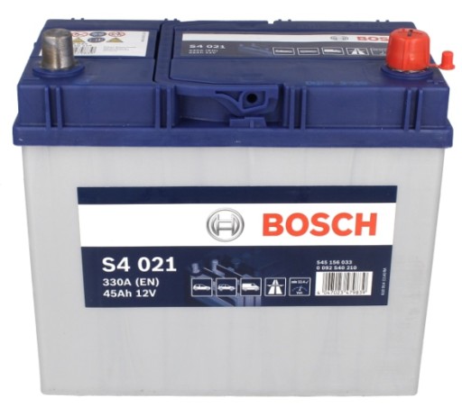 AKUMULATOR 45AH 330A SILVER S4 P+ BOSCH - 1