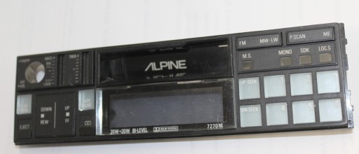 Alpine 7270 m передня панель-vintage caraudio japan - 3