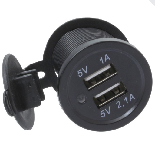 2x USB РК-прикурювач 12V зарядний гніздо - 6