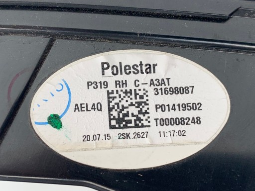 Polestar 2 2020 світлодіодні лампи задній правий лівий повний комплект - 3