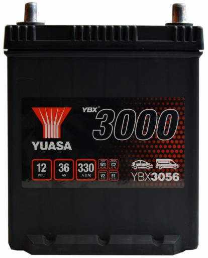 Yuasa YBX 3056 36AH 330A ATOS i10 - 1