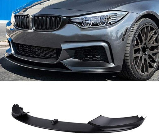 SPOILER SPLITTER FRONT LIP F32 F33 F36 MAT CZARNY - 1