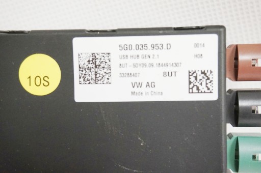 ДРАЙВЕР USB VW GOLF VII LIFT 2.0 TDI 5G0035953D - 7