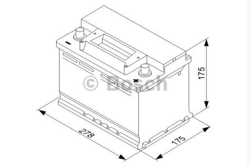 BOSCH S4 72AH 680A P+ - 2