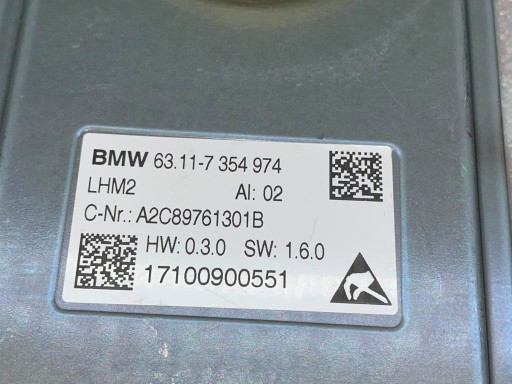 BMW X3 F25 модуль напрямку Adaptive LED Driver - 6