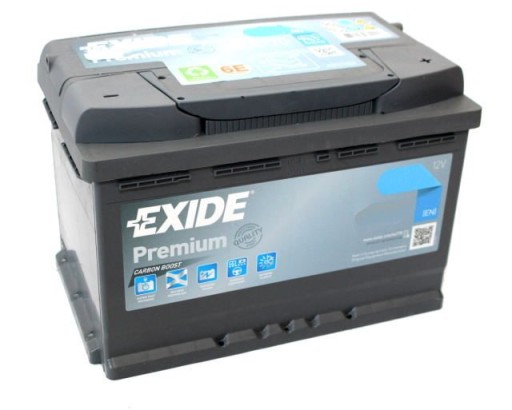 Акумулятор Exide PREMIUM EA722 72ah 720a - 1