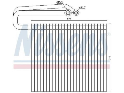 PAROWNIK KLIMATYZACJI CADILLAC BLS 1.9-2.8 06-10 - 2