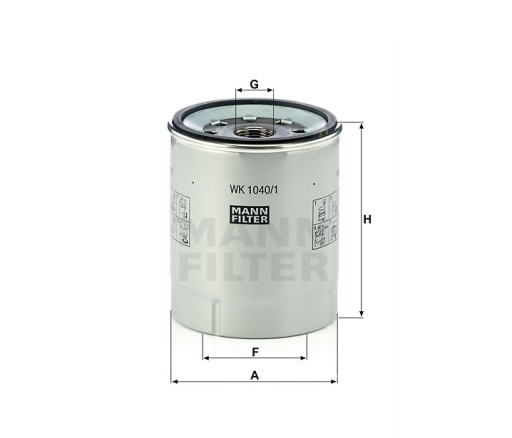 Топливный фильтр MANN-FILTER WK 1040/1 x - 2