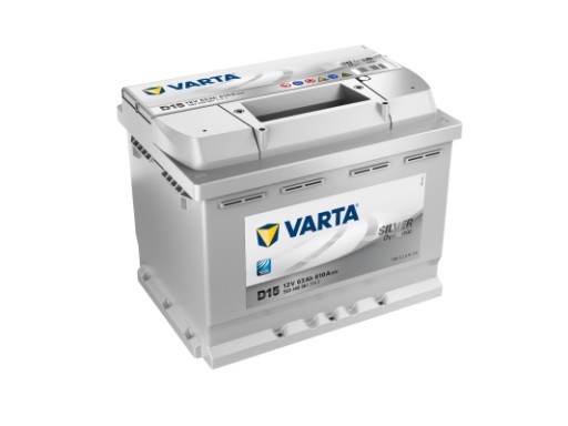 Акумулятор Varta Silver D15 12V 63AH 610A - 1