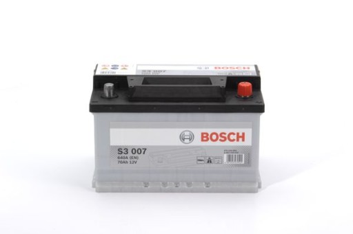 Akumulator BOSCH 12V 70Ah/640A S3 (P+ 1) 278x175x1 - 6
