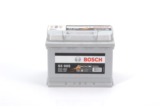 Акумулятор BOSCH SILVER S5005 63AH 610A - 2
