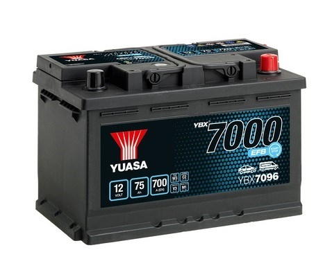 Akumulator Yuasa EFB 12V 75Ah 700A P+ YBX7096 - 2