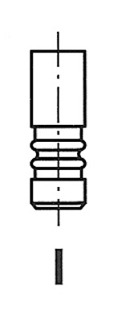 FRECCIA Zawór wydechowy (24x6x100,5) pasuje do: AU - 2