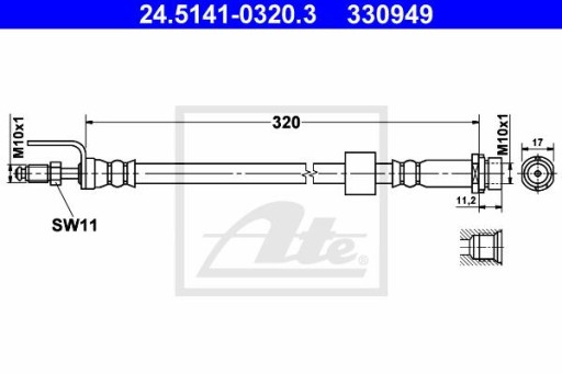 АТЕ ПРОВІД ХАМ. РЕГ. FORD TRANSIT 06-ПЕРЕДНІЙ - 4